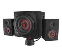 GENESIS Helium 610BT set di altoparlanti 60 W Unità di set di altoparlanti Nero, Rosso 2.1 canali Bluetooth