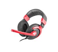 GENESIS HM34X AURICOLARI, Nero, Rosso