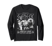 Genesis Live 1975 Auditorium del Santuario di Los Angeles Maglia a Manica