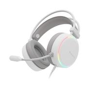 Genesis Neon 613 G2 - Cuffie stereo con microfono, driver da 50 mm, illuminazione RGB, over-ear, controllo del volume, jack da 3,5 mm e USB, per PC e laptop