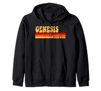 GENESIS Nome Idea Personalizzata Uomini Retrò Vintage GENESI Felpa con Cappuccio