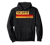 GENESIS Nome Idea Personalizzata Uomini Retrò Vintage GENESI Felpa con Cappuccio