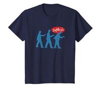 Genesis Non possiamo Ballare Sagome Maglietta, Bambini, Navy, 10 Anni