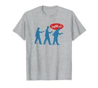 Genesis Non possiamo Ballare Sagome Maglietta, Uomo, Grigio Melange, XXL