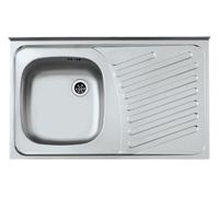 Genesis Primal lavello in acciaio 80x50 cm acciaio 1009484KF