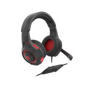 GENESIS Radon 210 Auricolare Cablato A Padiglione Gaming USB tipo A Nero, Rosso NEW