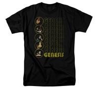 Genesis The Carpet Crawlers Maglietta Uomo Adulto Nera 100% Cotone