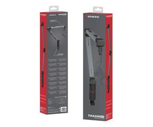 Genesis Thulium 700 Braccio Microfono - Robusto Supporto Microfono Regolabile per Gaming, Streaming & Content Creation, Compatibile con Microfono al 99%, Max. 1 kg, Angolo Flessibile, Gestione Cavi