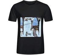 Genesis Trespass Pop Mens O Neck Cotton Tee Black M