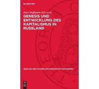 Genesis Und Entwicklung Des Kapitalismus in Russland (Copertina rigida)