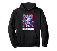 Genesis Unicorno Astronauta Spazio Felpa con Cappuccio