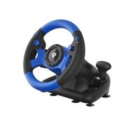 GENESIS SEABORG 350 Nero, Blu USB Sterzo + Pedali Nintendo Switch, PC, PlayStation 4, Playstation 3, Xbox 360, Xbox One