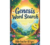 Genesis Word Search Puzzle Book: Word Searches with Easy to Read Print about Bible Stories, the Garden of Eden, Moses and More | 6x9 inches, 110 pages ... . . . for Holidays, Vacations and Free Time