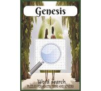 Genesis Word Search Puzzle Book: Word Searches with Easy to Read Print about Genesis | 6x9 inches, 110 pages | 50+ puzzles ... Gift for Vacations, Holidays and Free Times
