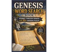 Genesis Word Search Puzzle Book: Word Searches with Easy to Read Print about Genesis, Faith, Devotions and More | 6x9 inches, 110 pages | 50+ Puzzles ... Vacations, Birthdays, Holidays, and Free Time