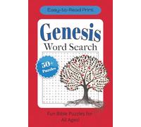 Genesis Word Search Puzzle Book: Word Searches with Easy to Read Print about the Garden of Eden, Noah's Ark, Moses and More | 6x9 inches, 110 pages | ... . . . for Holidays, Vacations and Free Time