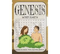 Genesis Word Search: Word Searches With Easy To Read Print About Genesis| 6x9 Inches, 110 Pages, 50+ Puzzles…| Gift For Vacations, Holidays And Relaxing Times.