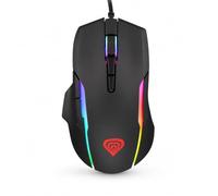 Genesis Gaming Mouse da gioco Xenon 220 - 500-6400 DPI, tasti programmabili, cablato, Nero 1,8 m