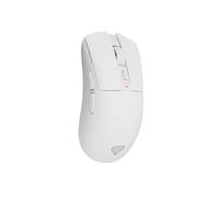 Genesis Zircon 880 - Mouse da gioco wireless, bianco, 12000 DPI, PixArt PAW3311, tripla modalità E-Sport, 64 g, Glasskates, Kailh Optical, 6 tasti, per PC e laptop