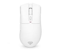 Genesis Zircon 880 - Mouse da gioco wireless, bianco, 12000 DPI, PixArt PAW3311, tripla modalità E-Sport, 64 g, Glasskates, Kailh Optical, 6 tasti, per PC e laptop