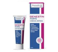 Genestin Forte Crema Intima 50 ml - Crema umettante per sollievo e idratazione della zona intima - Con Phytogen, Soy Miliome, Mucosave, Acido Ialuronico, Elicriso e Calendula - Ideale in menopausa