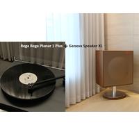 Geneva Speaker XL Noce + Rega Rega Planar 1 Plus Stand TV Altoparlante per...