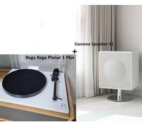 Geneva Speaker XL Noce + Rega Rega Planar 1 Plus Stand TV Altoparlante per...