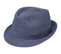 Geneva Trilby in Lino by Stetson blu 53 cm