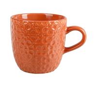 GENEVIEVE LETHU 535956 - Tazza da 40 cl, in porcellana New Bone, collezione ELEGANCE ORIENT, Ø 9 cm, H 9 cm, colore: Terracotta