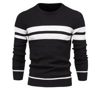 Genfien Maglione Uomo Invernali Maglia Girocollo Knit Crew Maglia Maglione Pullover a Manica Lunga Invernale Tenere Caldo