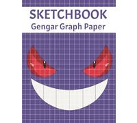 Gengar Sketchbook: Blank Graph Paper to Practice Pixel Art