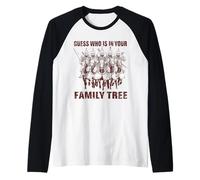 Gengis Khan Albero genealogico Umorismo Impero Mongolo Orda Maglia con Maniche Raglan