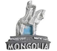 Gengis Khan Mongolia magnete da frigorifero souvenir turistico decorazione per la casa frigorifero creativo dipinto a mano artigianato