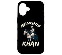 Gengis Khan Storia del conquistatore mongolo Custodia per iPhone 16