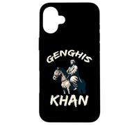 Gengis Khan Storia del conquistatore mongolo Custodia per iPhone 16 Plus
