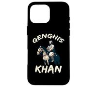 Gengis Khan Storia del conquistatore mongolo Custodia per iPhone 16 Pro Max