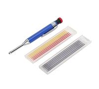 GENGUTOO Mechanical Carpenter Pencil Impostare il naso lungo un buco profondo per la lavorazione del legno (Blu)