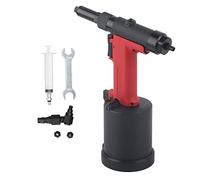 GENGUTOO Rivettatrice pneumatica autoaspirante industriale, rivettatrice idraulica, strumento di rivettatura con capacità da 4,0 a 6,4 mm, modello KV-4000L per professionisti