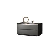 GENHAOSAN Comodino Comodino Tutto In Legno Massello, Semplice, Moderno, Leggero, Camera Da Letto Di Lusso, Casa Minimalista Italiana Mobili Da Camera Da Letto(4,50CM)