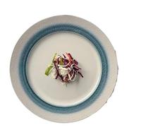 GENHAOSAN Piatti Piatto in stile europeo, piatto piano, piatto da pranzo casalingo, dessert, bistecca e piatto di pasta Stoviglie Per La Cena(8IN,5PCS)