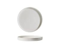 GENHAOSAN Piatti Piatto piano bianco Piatto da portata Piatto piano in ceramica Piatto piano occidentale con bistecca Stoviglie Per La Cena(10.5in)