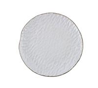 GENHAOSAN Piatti Piatto Piano In Ceramica Opaca Semplice In Tinta Unita Piatto Piano For Bistecca Occidentale Piatto Piano For La Casa Di Fascia Alta Stoviglie Per La Cena
