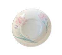 GENHAOSAN Piatti Piatto Piano In Ceramica Rosa In Stile Pastorale, Piatto Da Dessert, Stoviglie Fresche Stoviglie Per La Cena