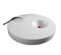 GENHAOSAN Piatti Stoviglie rotonde in ceramica, piatti gourmet for ristoranti occidentali, piatti for macedonia di frutta, stoviglie, vassoio for dessert Stoviglie Per La Cena