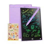 Genialba Tavoletta Grafica LCD Scrittura Colorato 10 Pollici, Lavagna da Disegno Cancellabile Portatile, Regalo Bambini, Tavoletta Grafica per Giochi Bambini 2 3 4 5 6 7 Anni Ragazze (Viola)