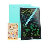 Genialba Tavoletta Grafica LCD Scrittura Colorato 12 Pollici, Lavagna da Disegno Cancellabile Portatile, Regalo Bambini, Tavoletta Grafica per Giochi Bambini 3 4 5 6 7 Anni Ragazze (Blu)