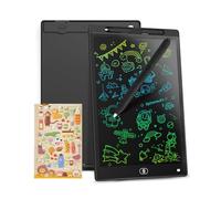 Genialba Tavoletta Grafica LCD Scrittura Colorato 8,5 Pollici, Lavagna da Disegno Cancellabile Portatile, Regalo Bambini, Tavoletta Grafica per Giochi Bambini 2 3 4 5 6 7 Anni Ragazze (Nero)