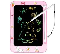 Genialba Tavoletta LCD per Scrittura, Lavagna da Disegno con Schermo Colorato per Bambini e Bambine dai 3 ai 7 anni, Giocattoli Educativi per Compleanni e Natale (Coniglio)
