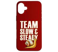 Geniale Arte Lumaca Divertente per Fieri Corridori Lenti Custodia per iPhone 16 Plus