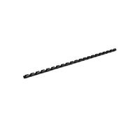 Genie 12371 10 mm Confezione da 25 pettini in plastica A4, adatti per tutti i raccoglitori, colore nero